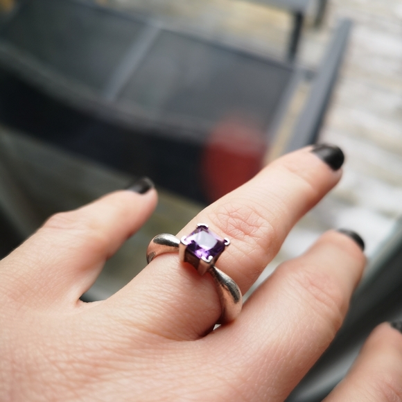 Sterling silver amethyst ring 💍 - Picture 4 of 6